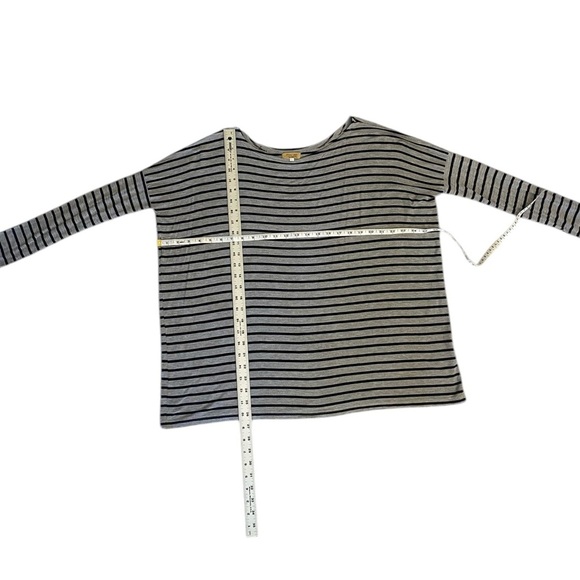 Piko 1988 Long Sleeve Striped Grey & Black Dolman Shirt - Picture 7 of 9